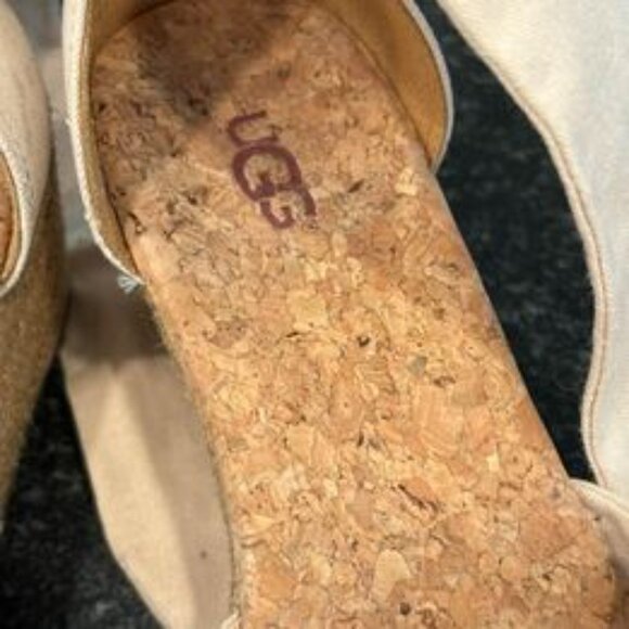UGG Traci Ankle Strap Espadrille Wedge Sandals size 7.5 - Picture 11 of 14